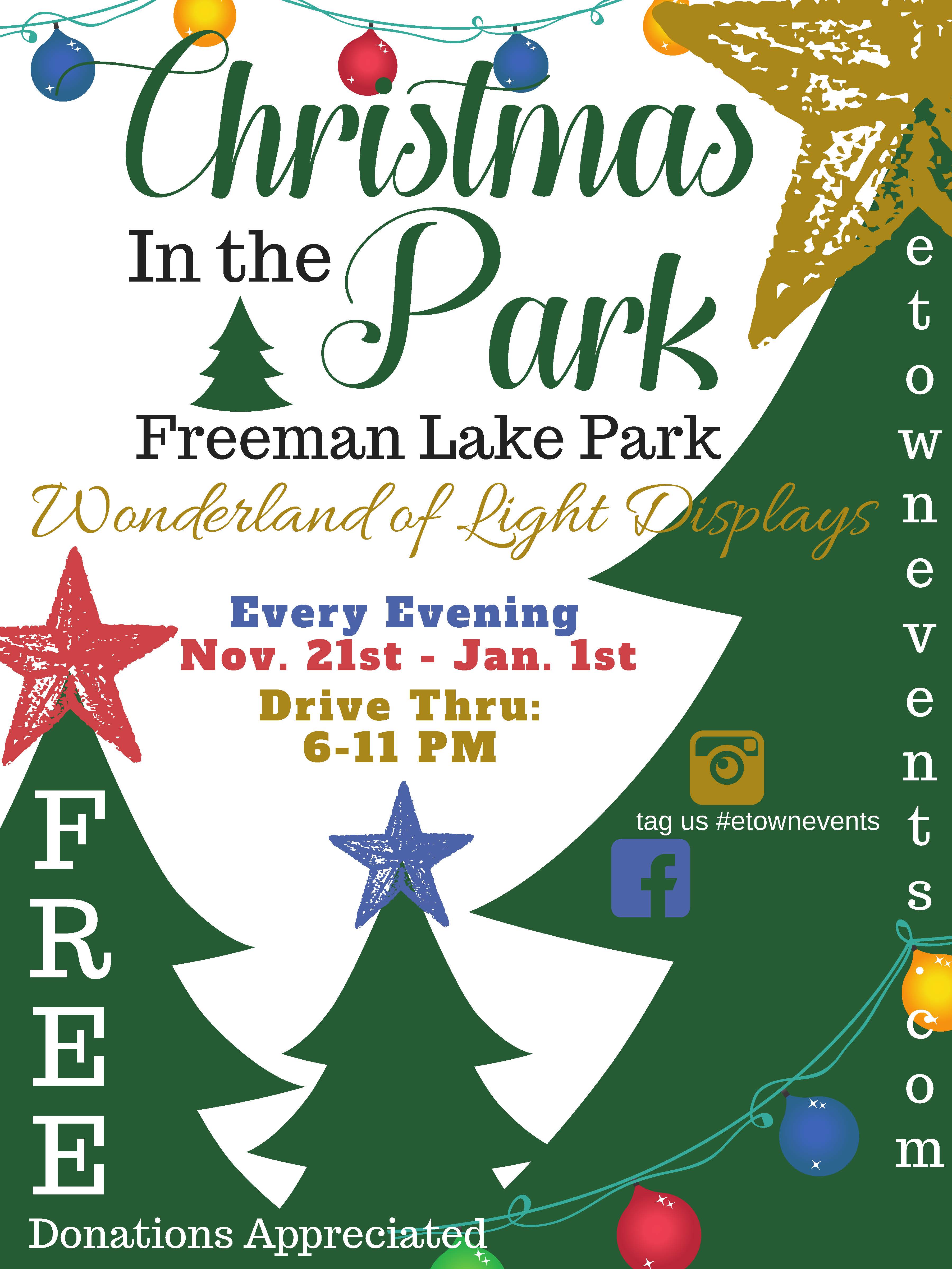 Christmas in the Park Now Open Hardin County Chamber of Commerce