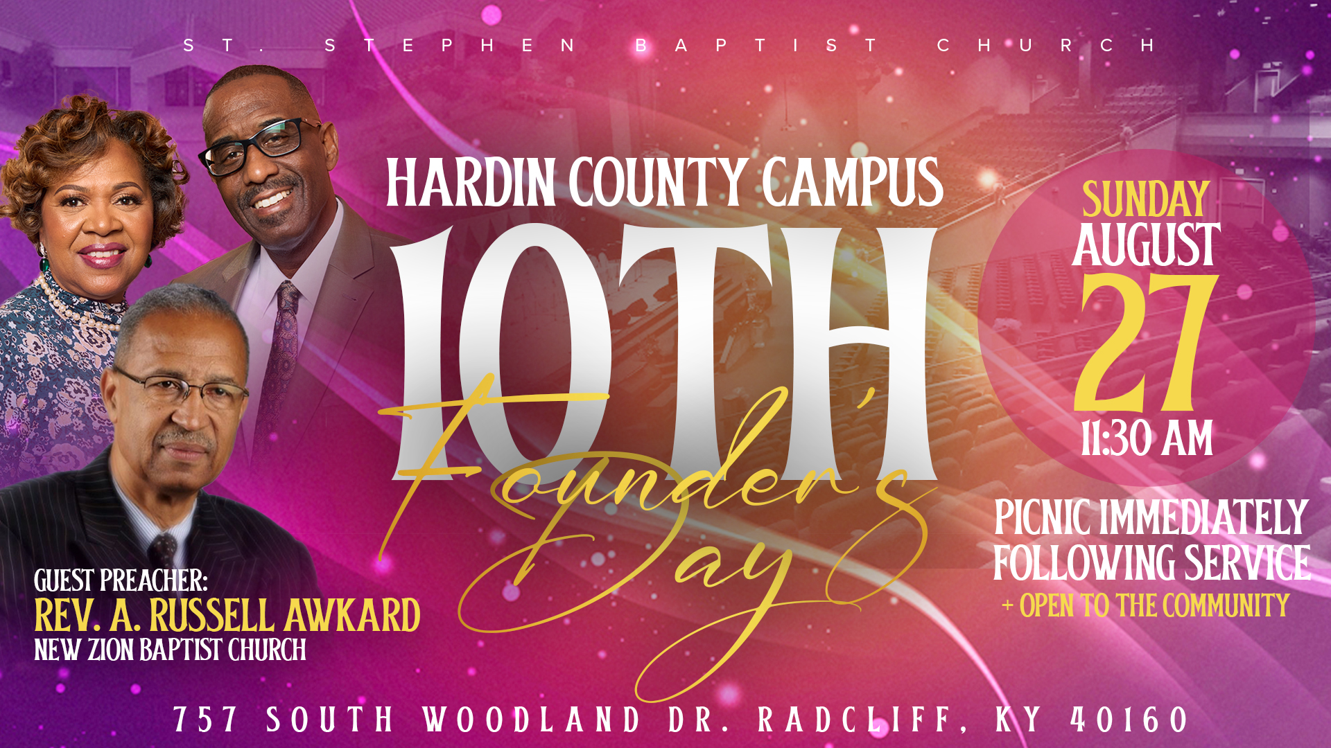 ST. STEPHEN BAPTIST CHURCH 10TH FOUNDERS DAY CELEBRATION | Hardin County  Chamber of Commerce