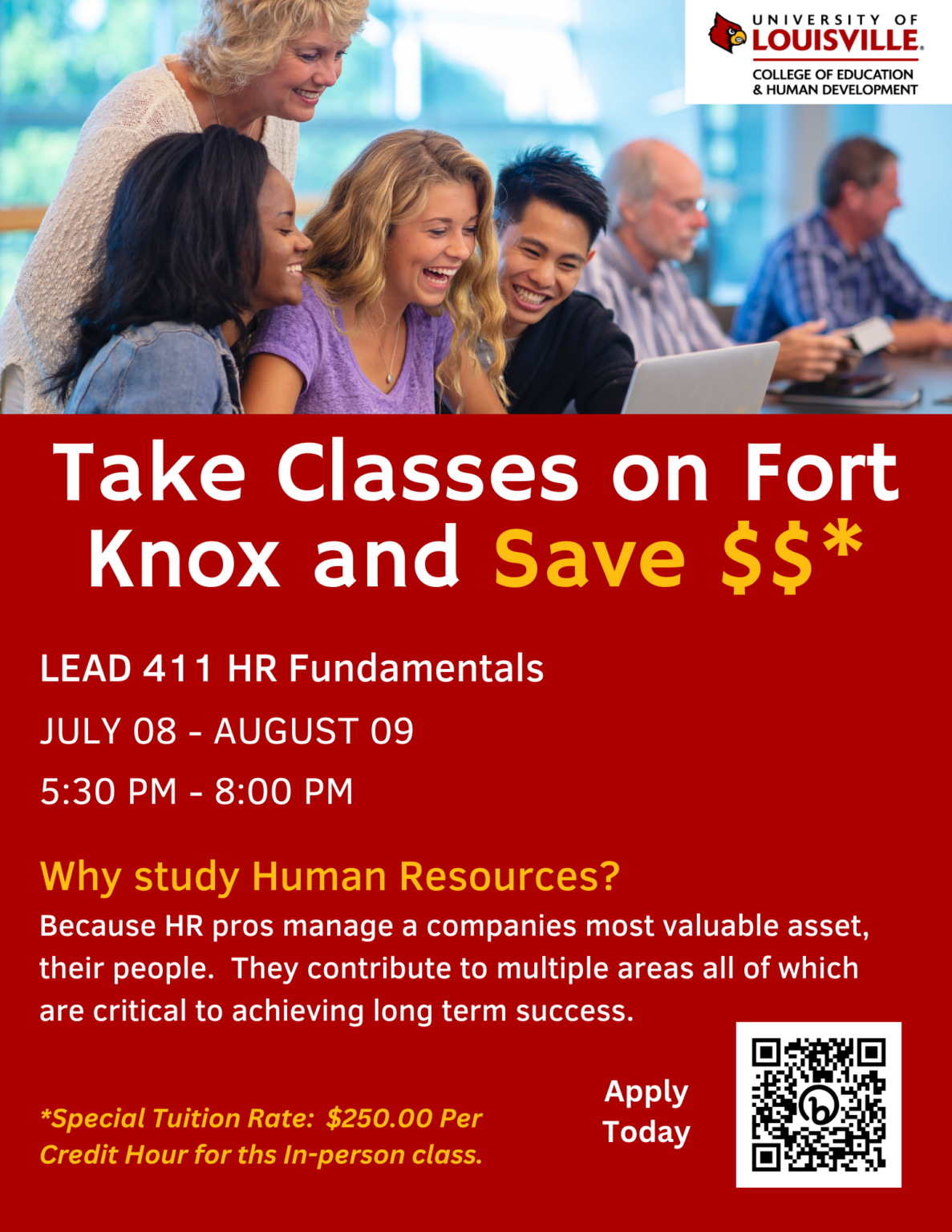 University of Louisville Summer Classes for Professionals Hardin